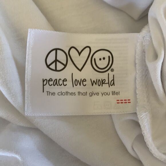 Peace Love World I Love Brunch Oversized Tee - Picture 7 of 8
